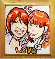 似顔絵作品